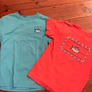 2 Skipjack t shirts Southern Tide youth Small